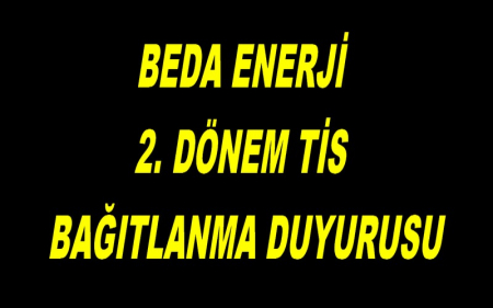 BEDA 2. DÖNEM TİS BAĞITLANMA DUYURUSU