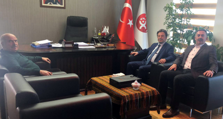 TES-İŞ SENDİKASI'NDAN AĞAÇ-İŞ SENDİKASI GENEL BAŞKANI MÜRSEL TAŞÇIYA ZİYARET