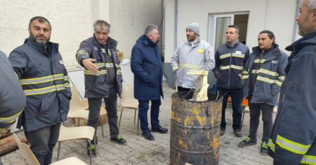 TES-İŞ Heyeti Deprem Bölgesinde