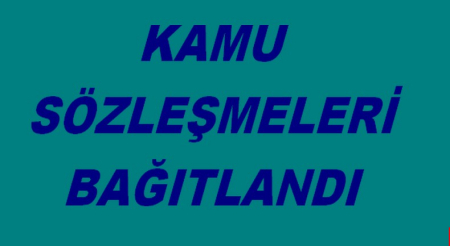 KAMU SÖZLEŞMELERİ BAĞITLANTI