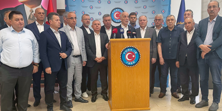 TÜRK-İŞ KAMU KOORDİNASYON KURULU TOPLANTISININ ARDINDAN GENEL BAŞKAN ERGÜN ATALAY BASINA AÇIKLAMALARDA BULUNDU