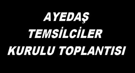 AYEDAŞ TEMSİLCİLER KURULU 