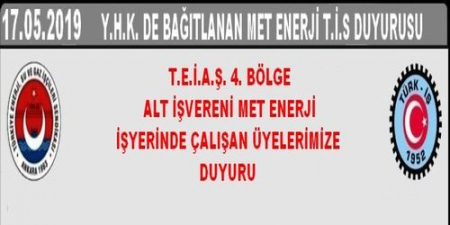MET ENERJİ SÖZLEŞMESİ