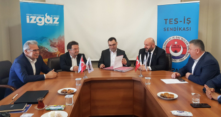 SENDİKAMIZ İLE İZGAZ ARASINDA 3. DÖNEM TOPLU İŞ SÖZLEŞMESİ BAĞITLANMIŞTIR