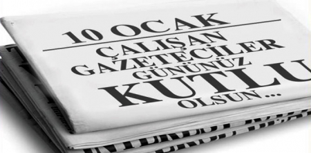 10 Ocak Çalışan Gazeteciler Günü Kutlu Olsun