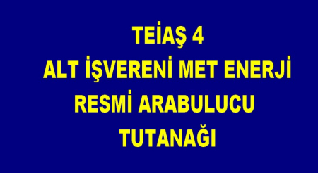 MET ENERJİ ARABULUCU TUTANAĞI