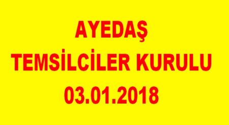 AYEDAŞ TEMSİLCİLER KURULU