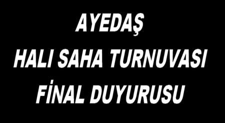 AYEDAŞ HALI SAHA TURNUVA FİNALİ