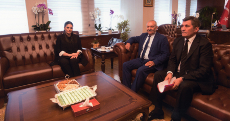 TES-İŞ'TEN T.C. ÇALIŞMA VE SOSYAL GÜVENLİK BAKANI'NA HAYIRLI OLSUN ZİYARETİ