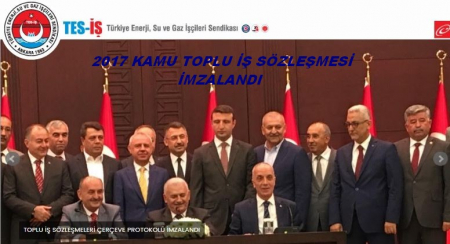 2017 KAMU TOPLU İŞ SÖZLEŞMELERİ ÇERÇEVE PROTOKOLU İMZALANDI