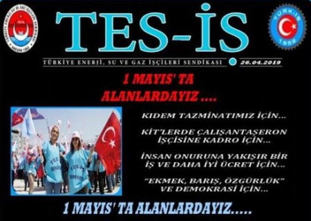 GENEL MERKEZ 1 MAYIS DUYURUSU