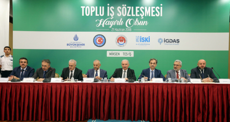 İSKİ ve İGDAŞ'da 5 Bin 457 İşçiyi Kapsayan Toplu İş Sözlemesi İmzalandı  