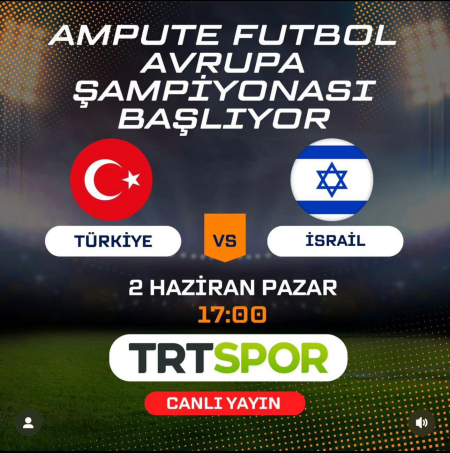 Ampute 2024 Avrupa Futbol Şampiyonası Başlıyor