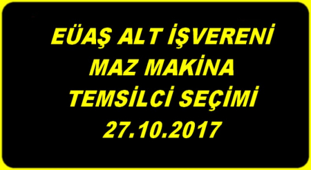 MAZ KAKİNE TEMSİLCİ SEÇİMİ