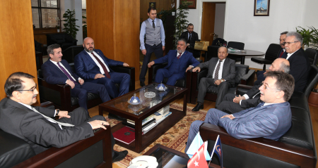 ENERJİ VE TABİİ KAYNAKLAR BAKANI FATİH DÖNMEZ'DEN TES-İŞ'E ZİYARET
