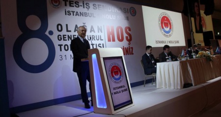 İSTANBUL 1 NO’LU ŞUBEMİZİN 8. OLAĞAN GENEL KURULU YAPILDI 
