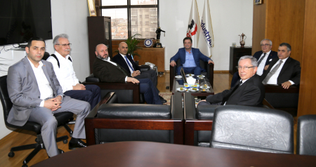 ELDER BAŞKANI SERHAT ÇEÇEN VE YÖNETİM KURULU ÜYELERİ'NDEN SENDİKAMIZA ZİYARET
