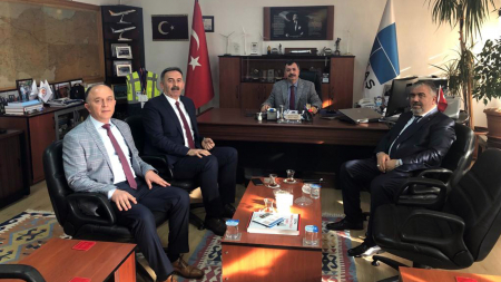 TEİAŞ SETGEM İŞLETME MÜDÜRÜ HAYRULLAH SARAÇ'I MAKAMINDA ZİYARET ETTİK