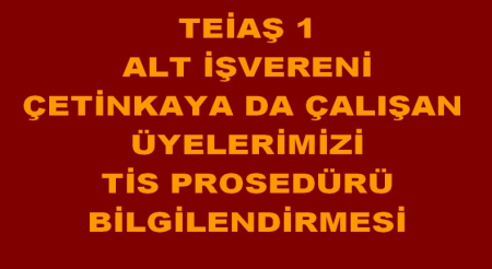 PROSEDÜR BİLGİLENDİRMESİ