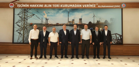 T.C. Enerji ve Tabii Kaynaklar Bakan Yardımcısı Nevzat ŞATIROĞLU Genel Başkanımız İrfan KABALOĞLU’nu Makamında Ziyaret Etti