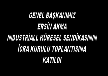 INDUSTRİALL TOPLANTISI