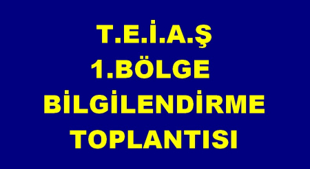TEİAŞ 1 BİLGİLENDİRME