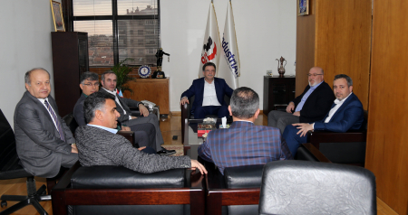 MEMUR-SEN GENEL BAŞKAN YARDIMCISI VE ENERJİ BİR-SEN GENEL BAŞKANI HACI BAYRAM TOMBUL'DAN SENDİKAMIZA ZİYARET