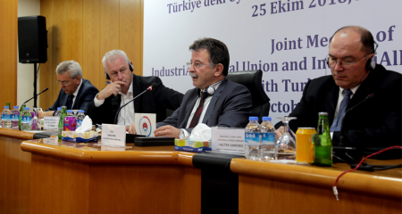 INDUSTRIALL KÜRESEL VE AVRUPA SENDİKALARININ TÜRKİYE'DEKİ ÜYELERİ İLE ORTAK İSTİŞARE TOPLANTISI 25 EKİM 2018 'DE GENEL MERKEZİMİZDE GERÇEKLEŞTİRİLDİ