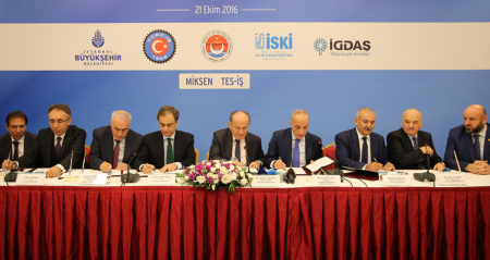 İSKİ VE İGDAŞ ÇALIŞANI 6300 ÜYEMİZİ KAPSAYAN  TOPLU İŞ SÖZLEŞMESİ BUGÜN İMZALANDI