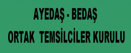 AYEDAŞ -BEDAŞ ORTAK TEMSİLCİLER KURULU