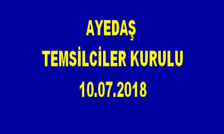 AYEDAŞ TEMSİLCİLER KURULU