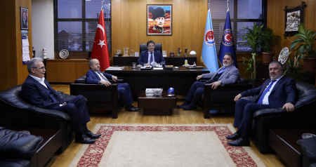 TÜRKİYE LİMAN DOK ve GEMİ SANAYİ İŞÇİLERİ SENDİKASI'NDAN SENDİKAMIZA ZİYARET