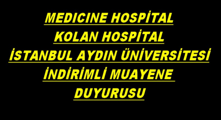 ANLAŞMALI İNDİRİMLİ MUAYENE DUYURUSU 