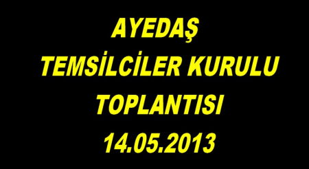 AYEDAŞ TEMSİLCİLER KURULU