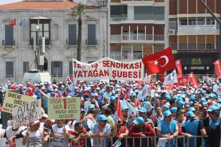 YATAĞAN 1 MAYIS 2017 İZMİR MİTİNG'i
