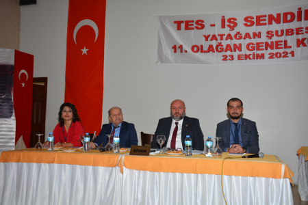 TES-İŞ SENDİKASI YATAĞAN ŞUBESİ 11. OLAĞAN GENEL KURULUNU TAMAMLANDI