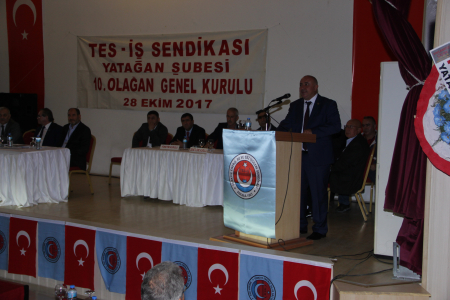 TES-İŞ SENDİKASI YATAĞAN ŞUBESİ 10. OLAĞAN GENEL KURUL TAMAMLANDI