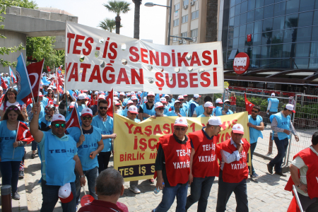 YATAĞAN 1 MAYIS 2017 İZMİR MİTİNG'i