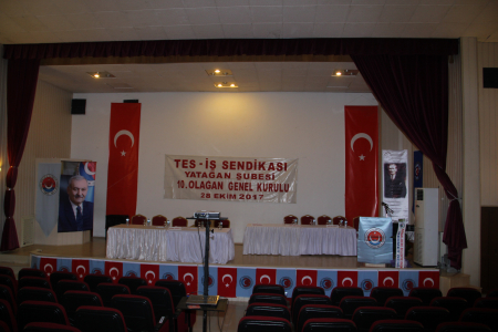 TES-İŞ SENDİKASI YATAĞAN ŞUBESİ 10. OLAĞAN GENEL KURUL TAMAMLANDI