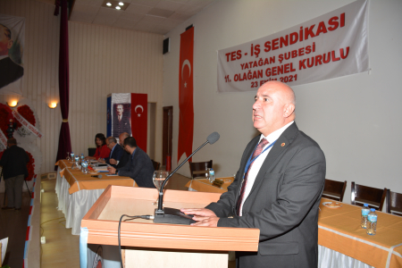 TES-İŞ SENDİKASI YATAĞAN ŞUBESİ 11. OLAĞAN GENEL KURULUNU TAMAMLANDI