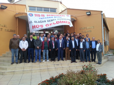 TES-İŞ SENDİKASI YATAĞAN ŞUBESİ 10. OLAĞAN GENEL KURUL TAMAMLANDI