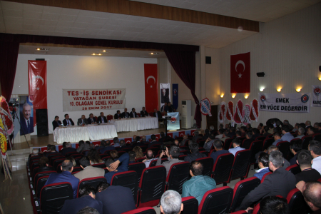 TES-İŞ SENDİKASI YATAĞAN ŞUBESİ 10. OLAĞAN GENEL KURUL TAMAMLANDI