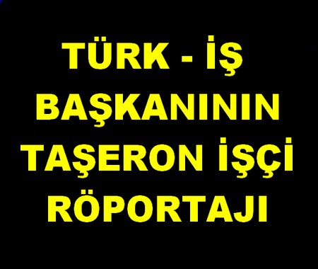 TAŞERON İŞÇİ