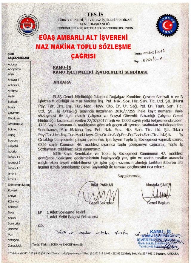 EÜAŞ AMBARLI