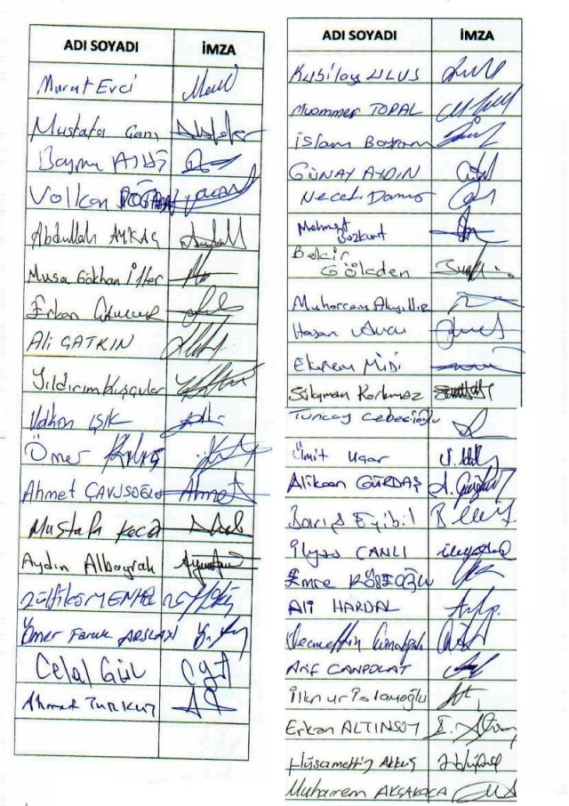 TEMSİLCİLER KURULU KARARI