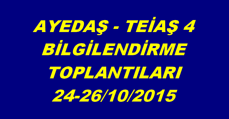 AYEDAŞ -TEİAŞ 4