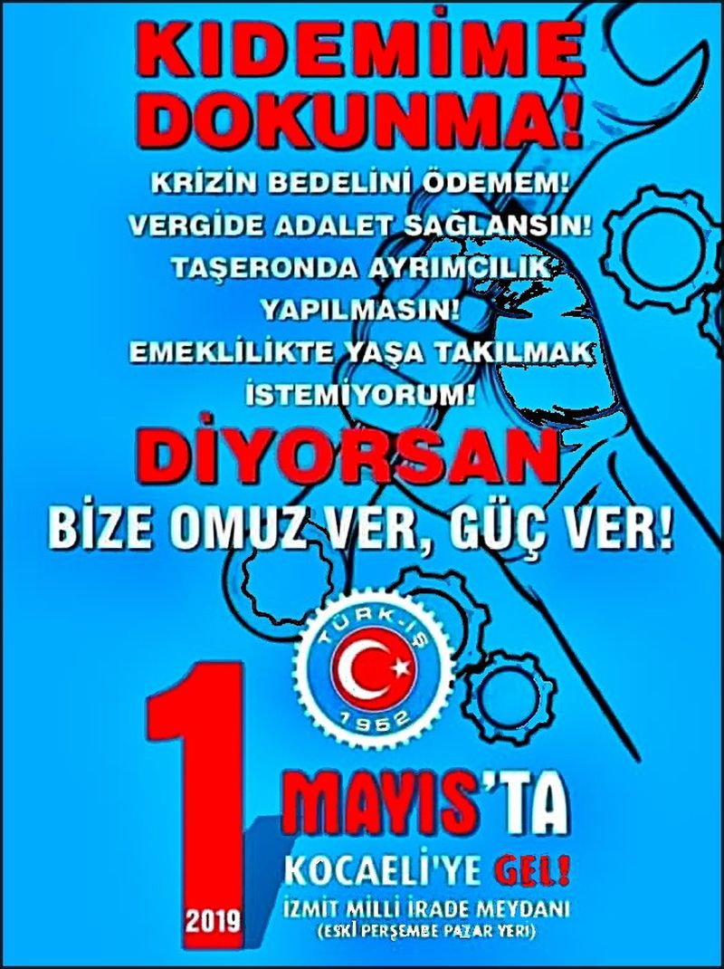 1 MAYIS ÇAĞRI AFİŞİ