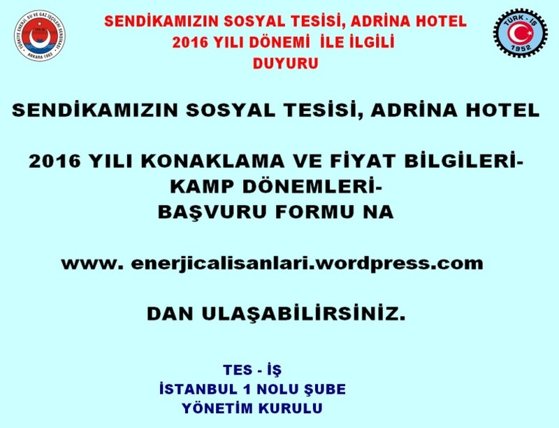 2016 ADRİNA DUYURUSU