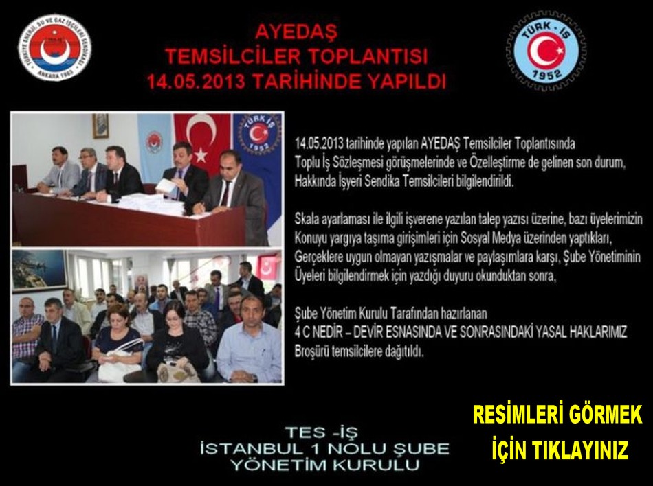AYEDAŞ TEMSİLCİLER KURULU
