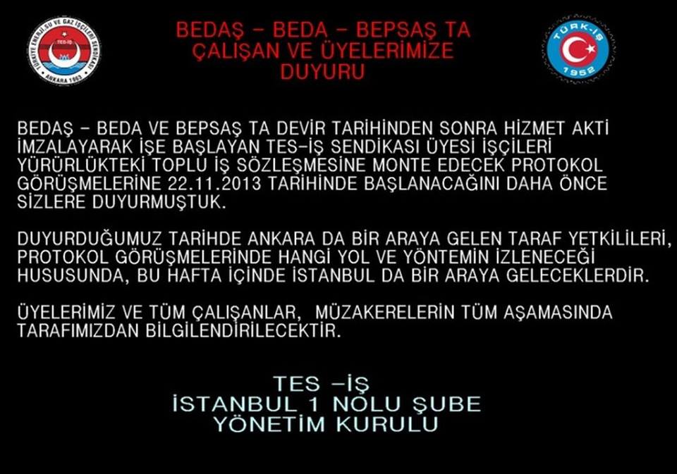 BEDAYI BEDAŞA MONTE DUYURUSU